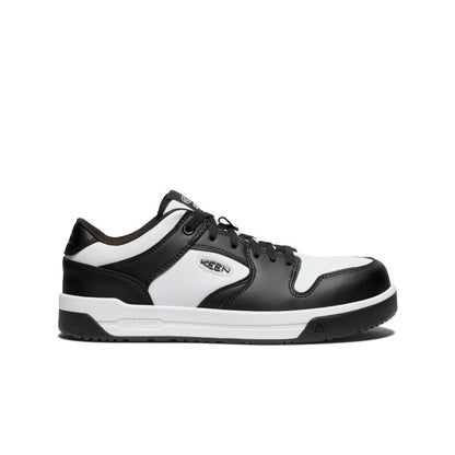 Men's Overton Work Shoe (Carbon Toe) Star White/Black | Keen