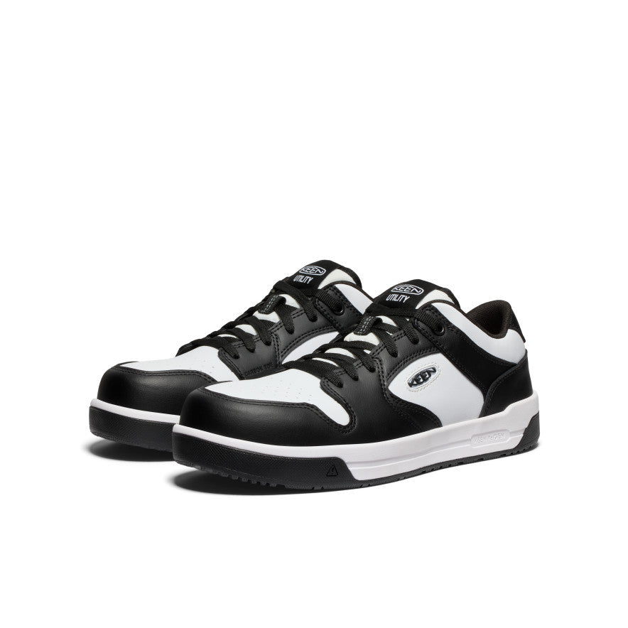 Men's Overton Work Shoe (Carbon Toe) Star White/Black | Keen