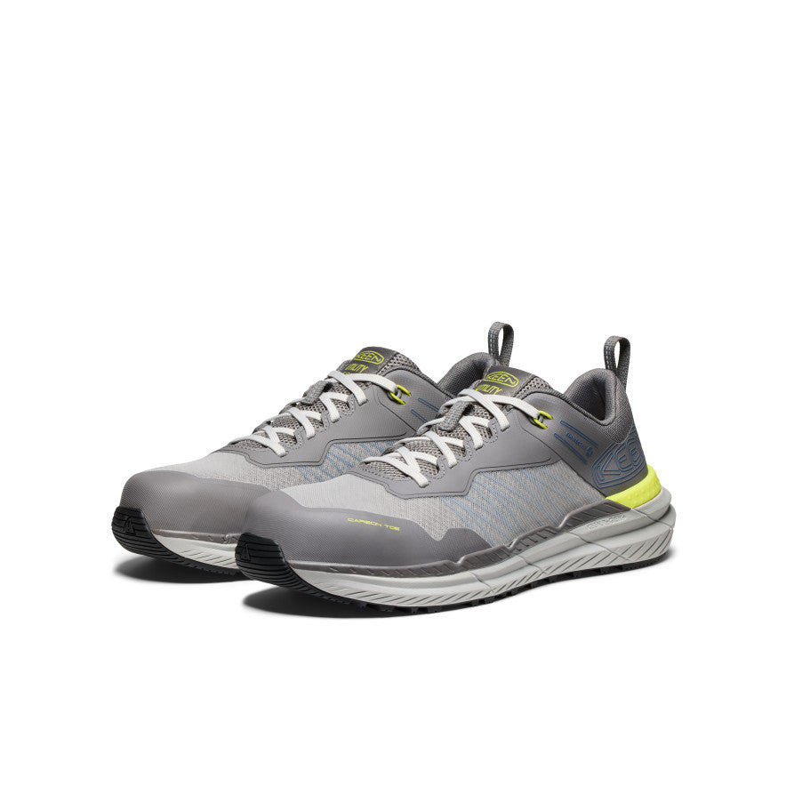Men's Speedworks ESD Work Sneaker (Carbon Toe) Steel Grey/Vintage Indigo | Keen