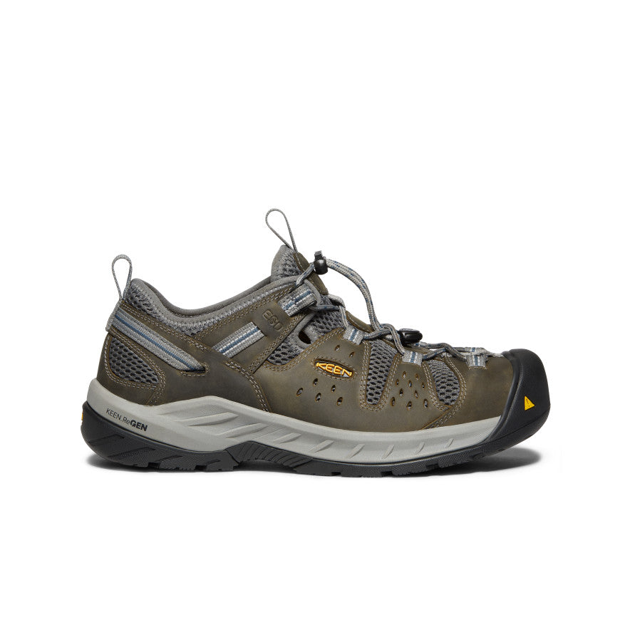 Men's Atlanta Cool II ESD (Steel Toe) Gargoyle/Midnight Navy | Keen
