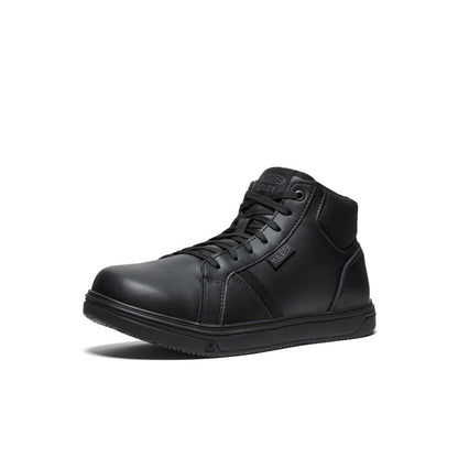 Men's PTC Kenton Mid Work Shoe (Soft Toe) Black/Black | Keen