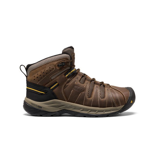 Men's Flint II Boot (Steel Toe) Cascade Brown/Golden Rod | Keen