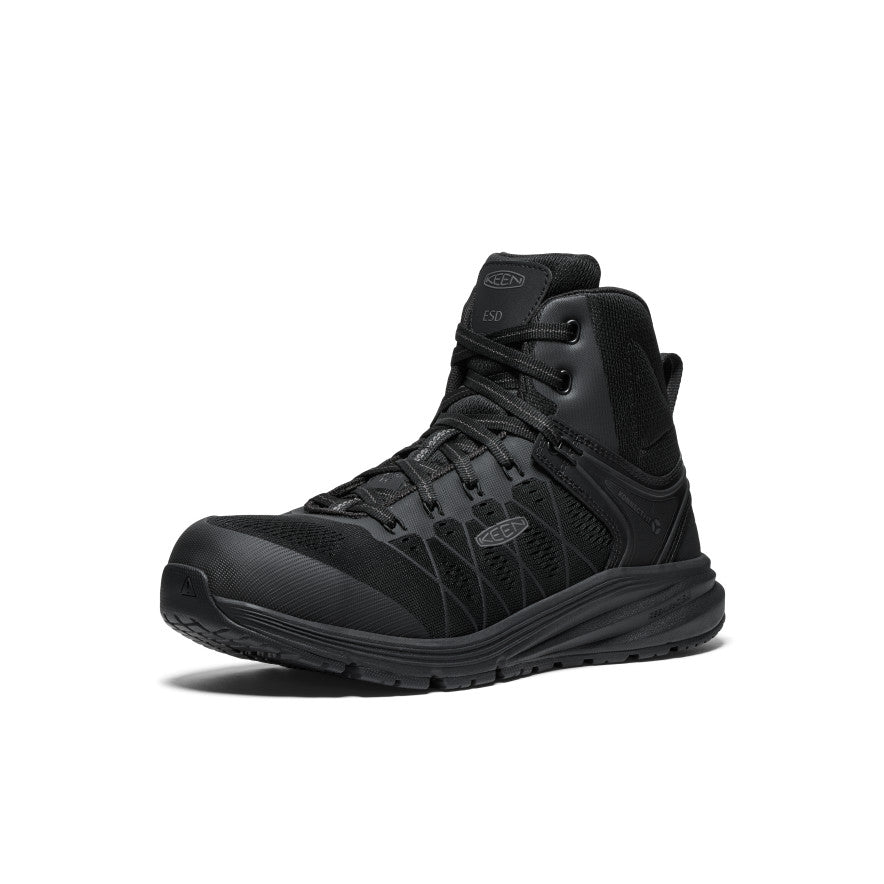 Men's Vista Energy Mid ESD (Carbon Toe) Black/Black | Keen