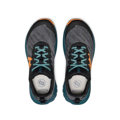 Men's Roam Trail Running Shoe Black/Orange Peel | Keen