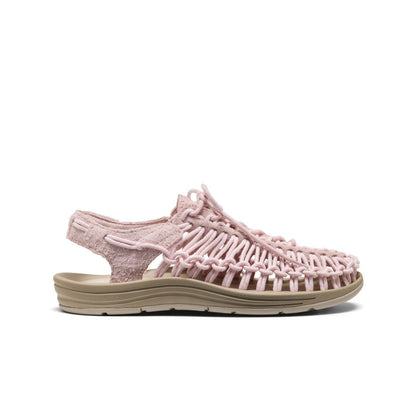 All Gender UNEEK Leather Sneaker Pale Lilac/Plaza Taupe | Keen