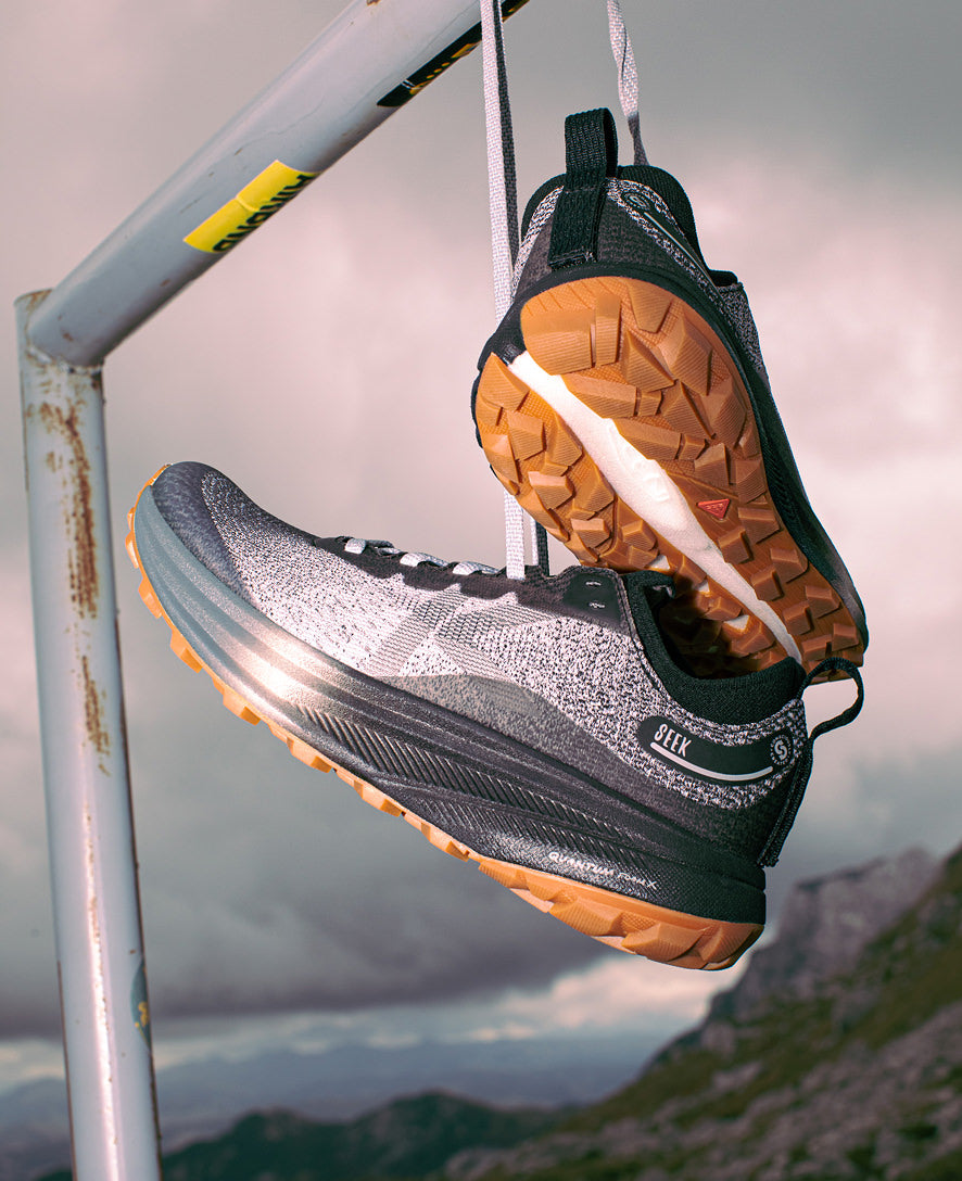 Men's Seek Trail Running Shoe Black/Magnet | Keen