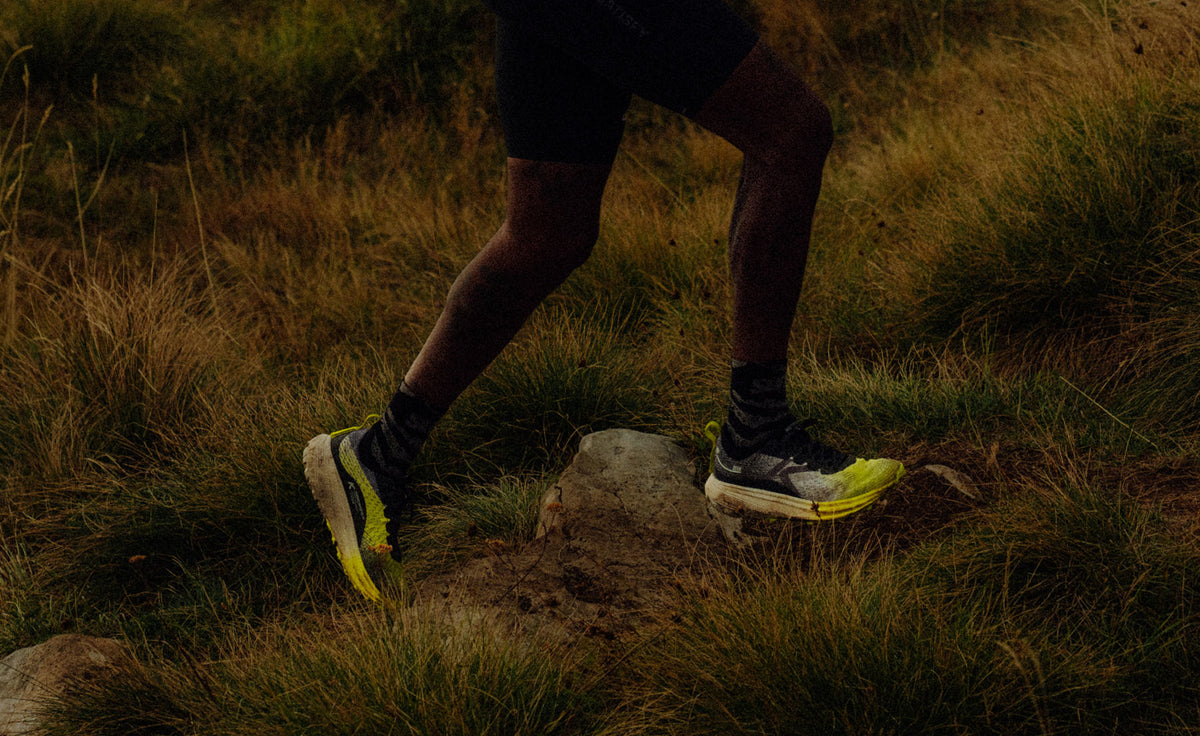 Men's Seek Trail Running Shoe Black/Evening Primrose | Keen
