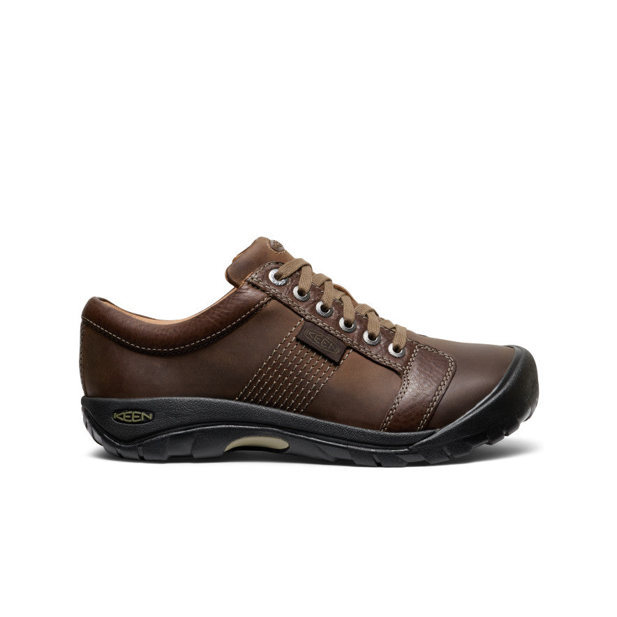 Men's Austin Shoe Wide Chocolate Brown | Keen