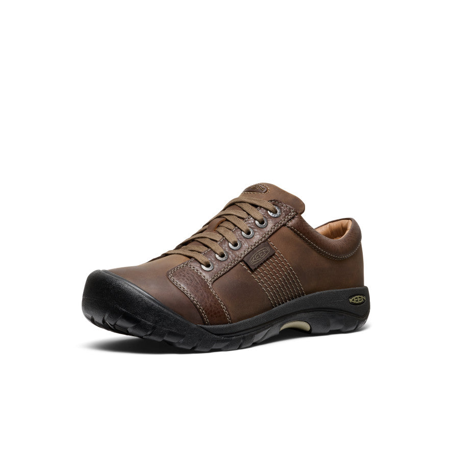 Men's Austin Shoe Wide Chocolate Brown | Keen