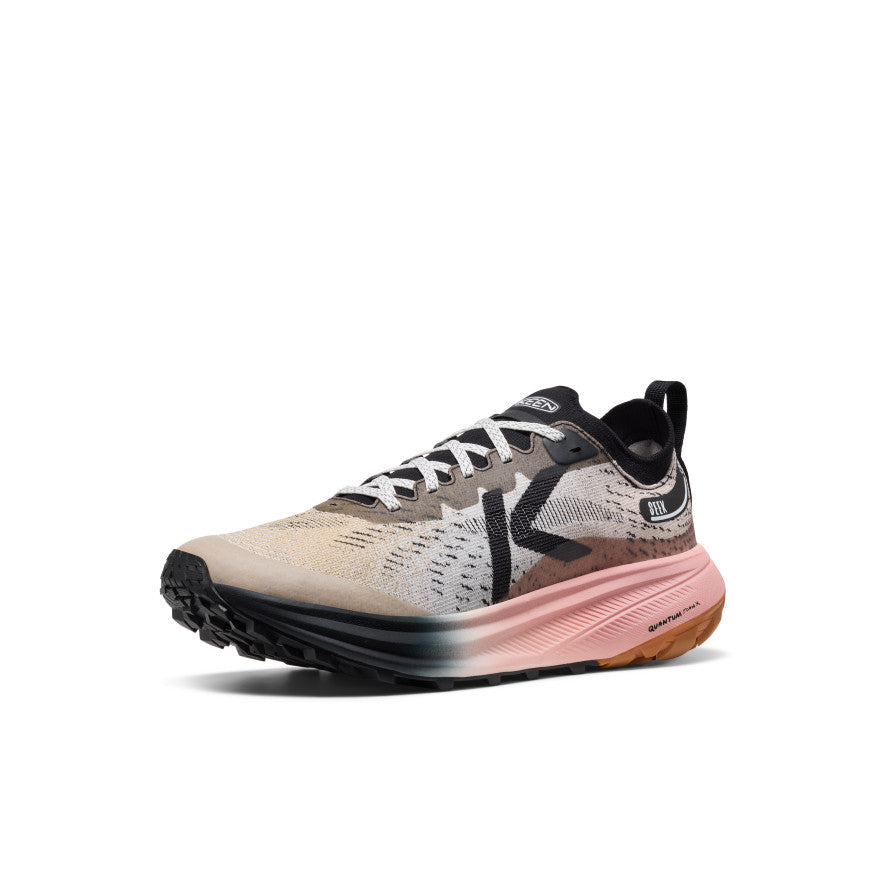 Men's Seek Trail Running Shoe Black/Sunset Sand | Keen