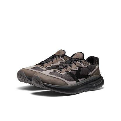 Men's WK500 Leather Walking Shoe Steel Grey/Black | Keen