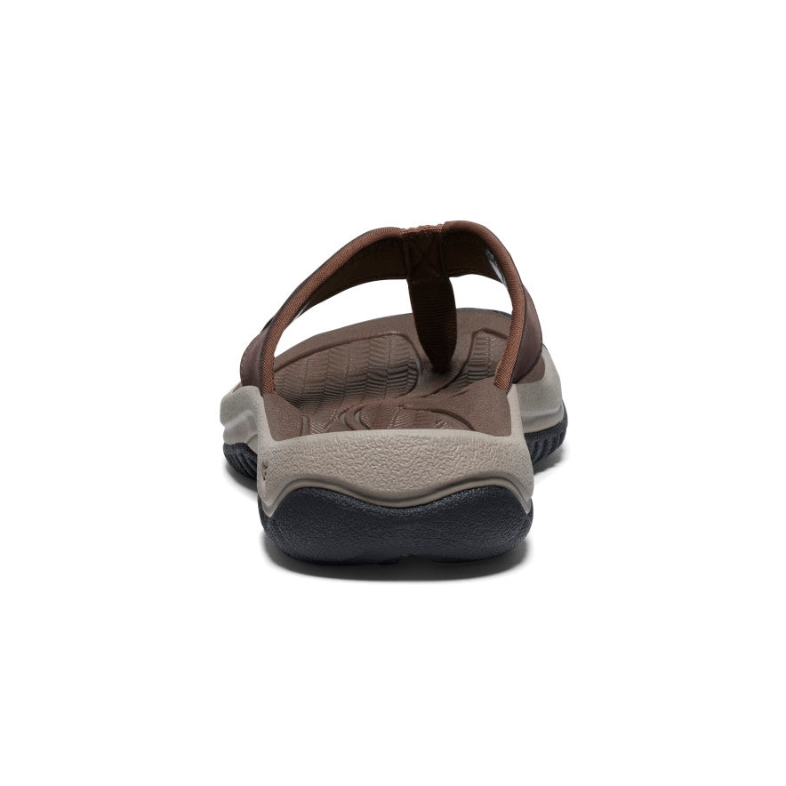 Men's Kona Leather Flip-Flop Java/Dark Earth | Keen