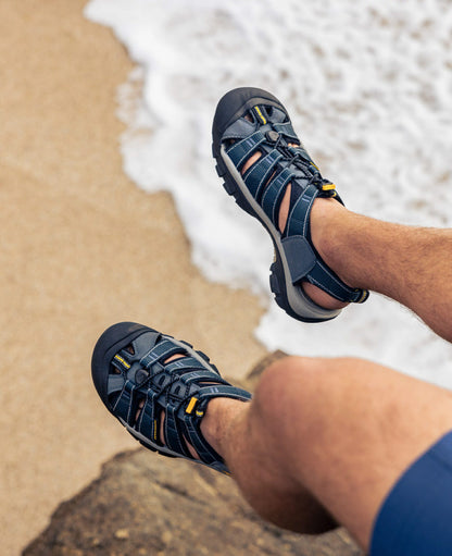 Men's Newport H2 Sandal Naval Academy/Keen Yellow | Keen