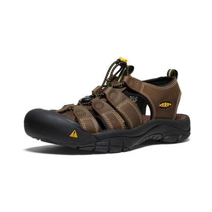 Men's Newport Leather Sandal Wide Bison | Keen