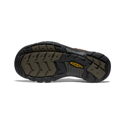 Men's Newport Leather Sandal Wide Bison | Keen