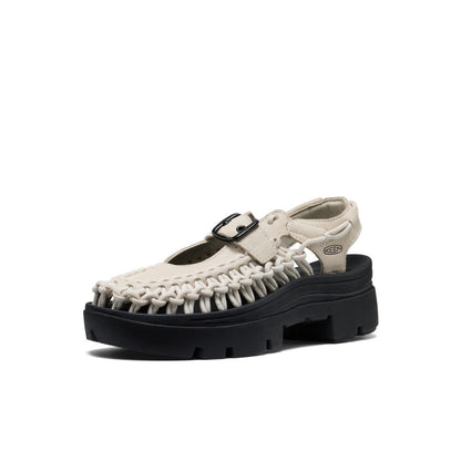 All Gender UNEEK PLT Mary Jane Sneaker Birch Smooth Lea | Keen