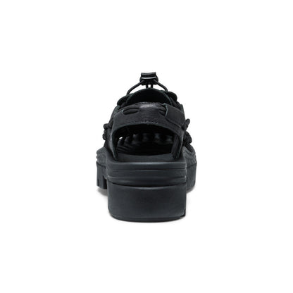 All Gender UNEEK PLT Sneaker Black Smooth Lea | Keen