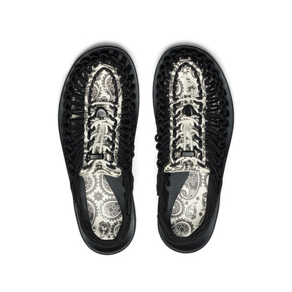 Men's UNEEK Sneaker x T.H.C. Blk Raven Paisley | Keen