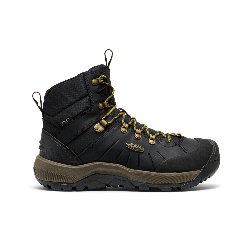 Men's Revel IV Polar Waterproof Boot Black/Lemon Curry | Keen