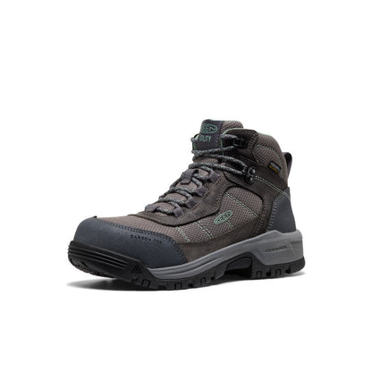 Women's Skokie Waterproof Work Boot (Carbon Toe) Magnet/Black | Keen