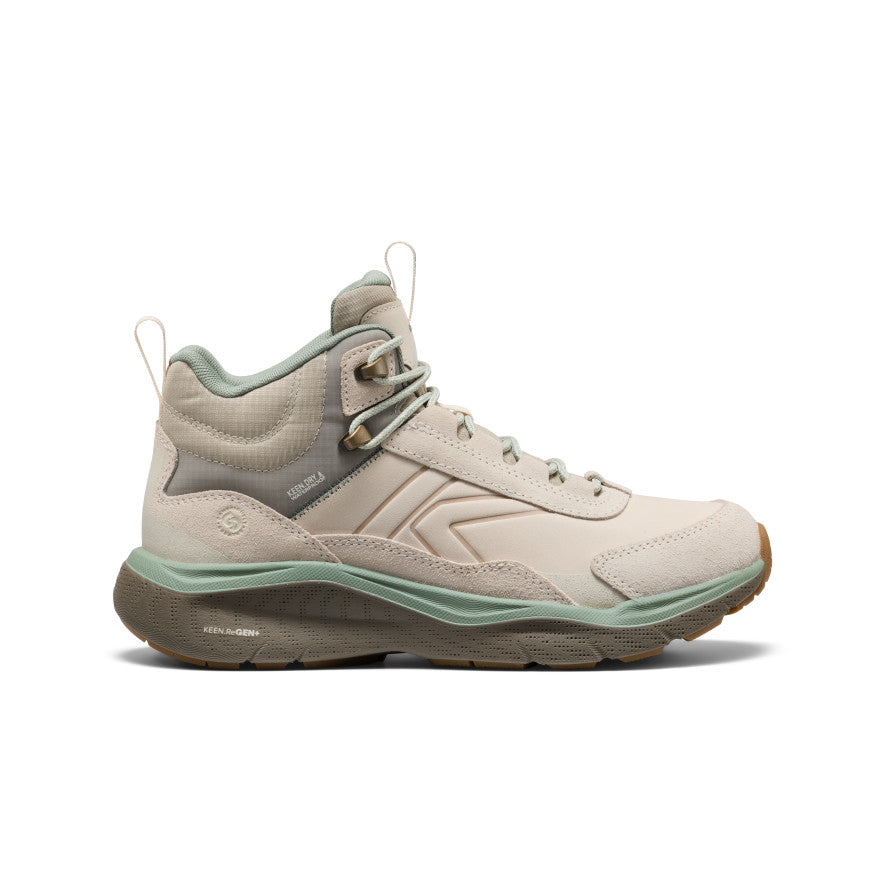 Women's Leiki Waterproof Leather Hiking Boot Birch/Lily Pad | Keen