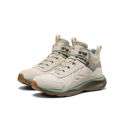Women's Leiki Waterproof Leather Hiking Boot Birch/Lily Pad | Keen