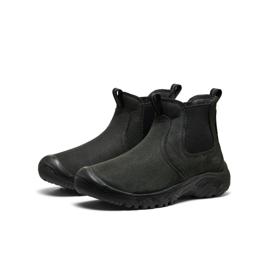 Women's Greta II Waterproof Chelsea Black/Black | Keen