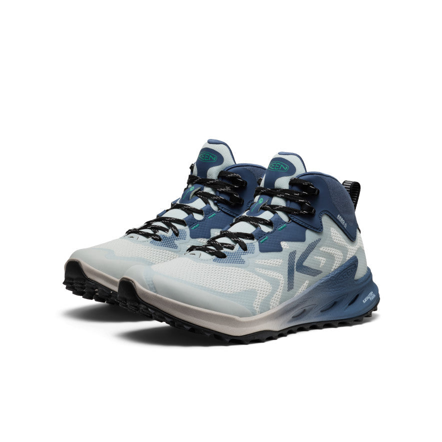 Women's Zionic NXT Waterproof Hiking Boot Ballad Blue/Winter Green | Keen