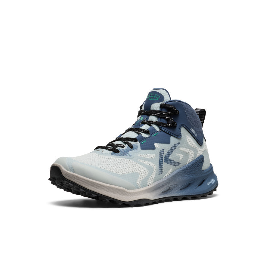Women's Zionic NXT Waterproof Hiking Boot Ballad Blue/Winter Green | Keen