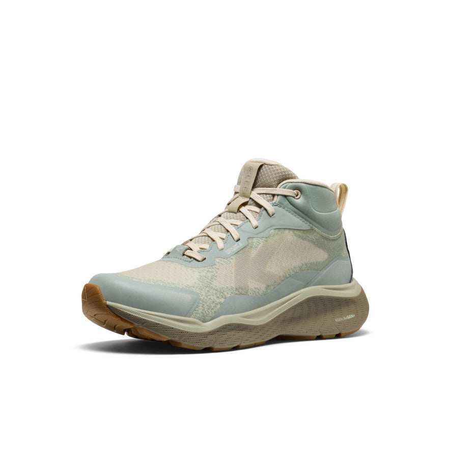Women's Leiki Waterproof Hiking Boot Iceberg Green/Birch | Keen