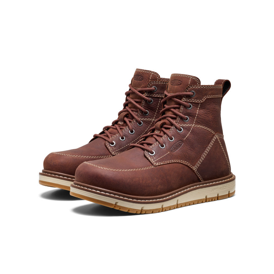Women's San Jose 6" Boot (Aluminum Toe) Gingerbread/Gum | Keen