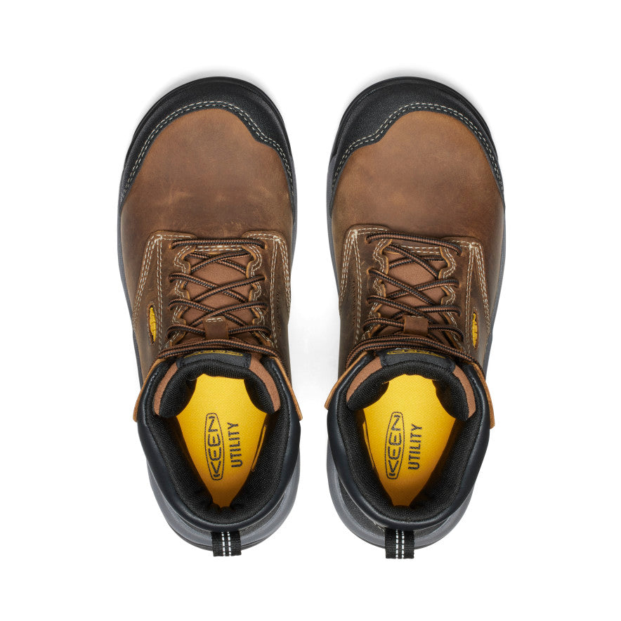 Women's Evanston 6" ESD Boot (Carbon Toe) Bison/Black | Keen