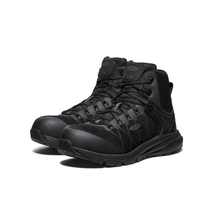 Women's Vista Energy Mid ESD (Carbon Toe) Black/Black | Keen