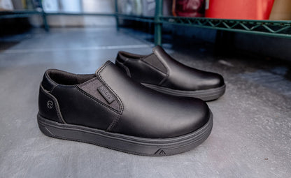 Women's Kenton Shift WTX Work Shoe (Soft Toe) Black/Black | Keen