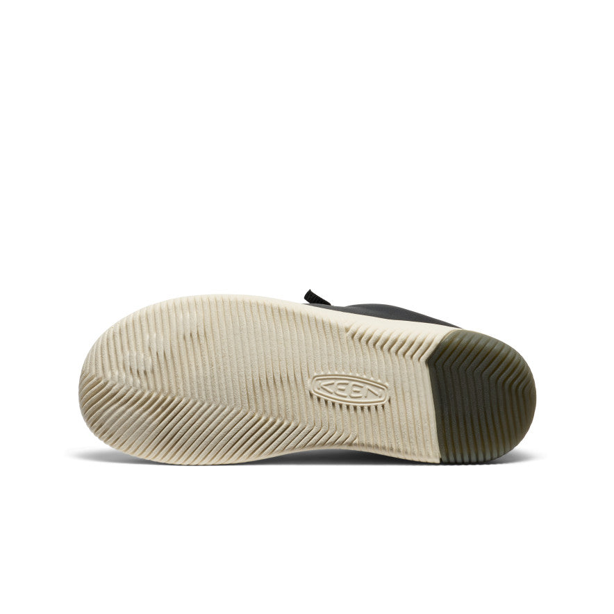 Women's KNX Leather Sneaker Black/Star White | Keen