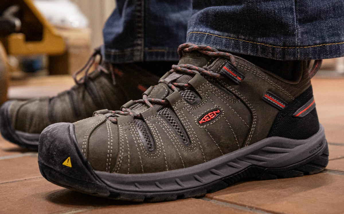 Women's Flint II (Steel Toe) Magnet/Rose | Keen
