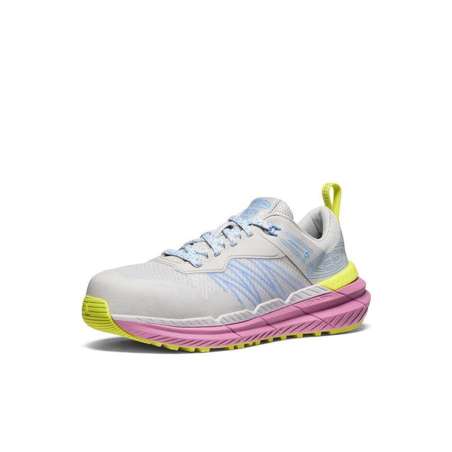 Women's Speedworks ESD Work Sneaker (Carbon Toe) Alloy/Moonlight Mauve | Keen