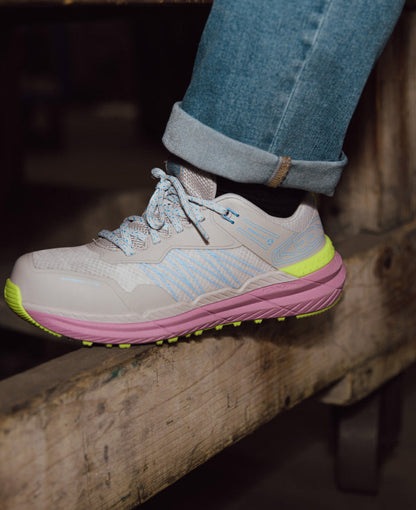 Women's Speedworks ESD Work Sneaker (Carbon Toe) Alloy/Moonlight Mauve | Keen