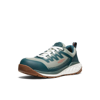Women's Arvada Work Sneaker (Carbon Toe) Sea Moss/Desert Sage | Keen