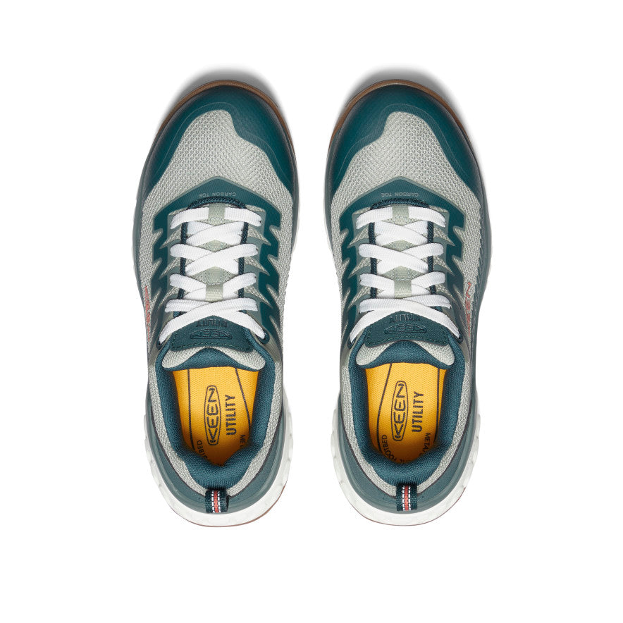 Women's Arvada Work Sneaker (Carbon Toe) Sea Moss/Desert Sage | Keen