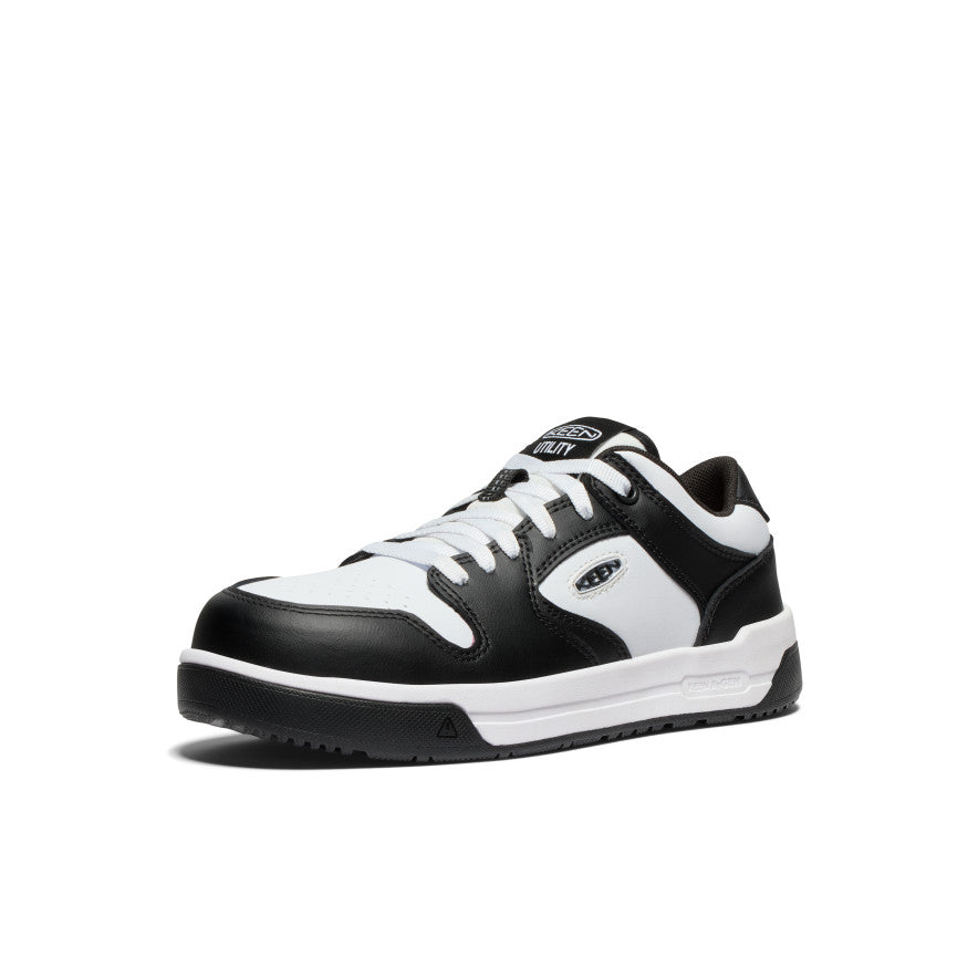 Women's Overton Work Shoe (Carbon Toe) Star White/Black | Keen