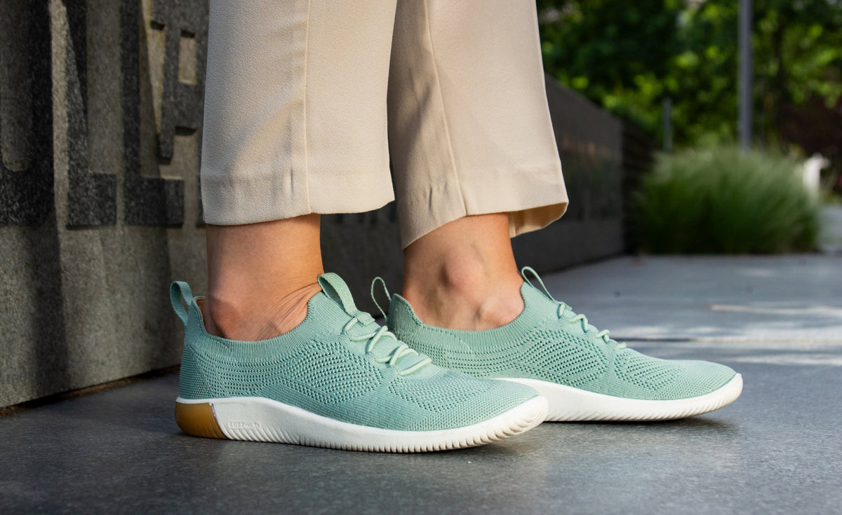 Women's KNX Knit Sneaker Granite Green/Lichen | Keen
