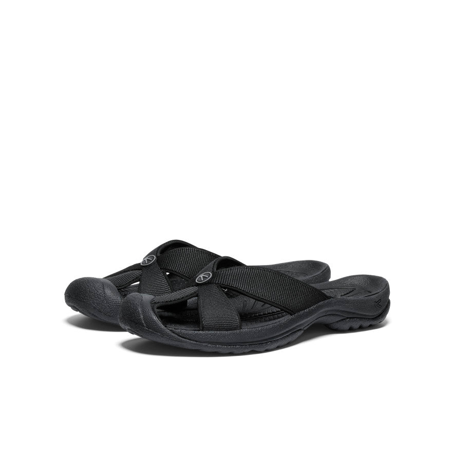 Women's Bali Slide Sandal Black/Steel Grey | Keen