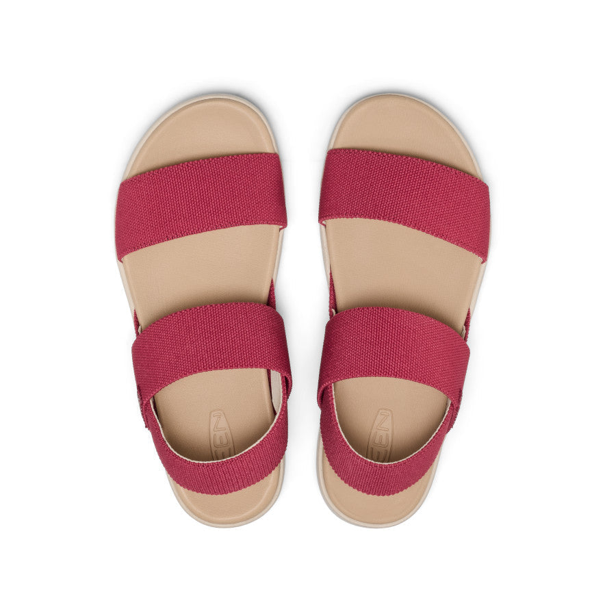 Women's Elle Backstrap Sandal Garnet/Birch | Keen