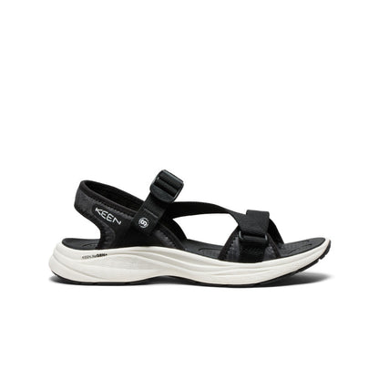 Women's Leiki Open-Toe Sandal Black/Star White | Keen