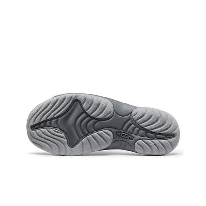 Women's Bali Leather Slide Sandal Lily Pad/Steel Grey | Keen