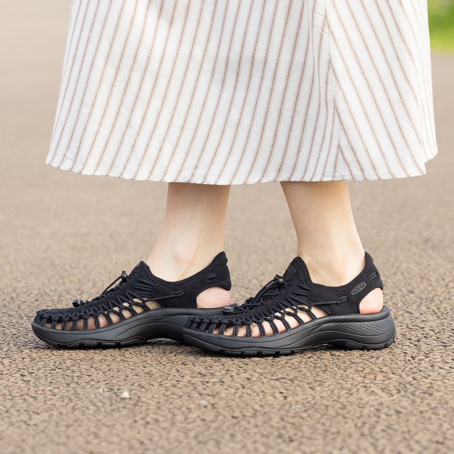 Women's UNEEK Astoria Black/Black | Keen