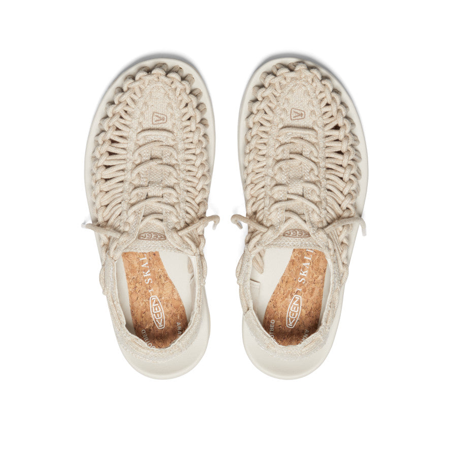 Women's UNEEK Canvas x Skall Studio Natural/Birch | Keen