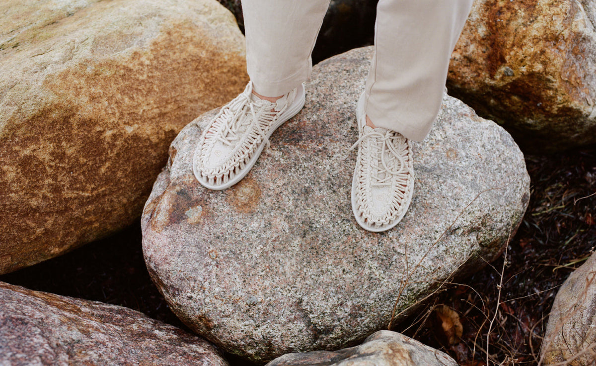 Women's UNEEK Canvas x Skall Studio Natural/Birch | Keen