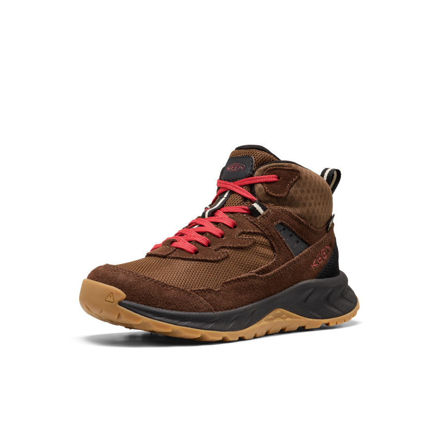 Big Kids' Hightrail Waterproof Hiking Boot Dark Earth/Garnet | Keen